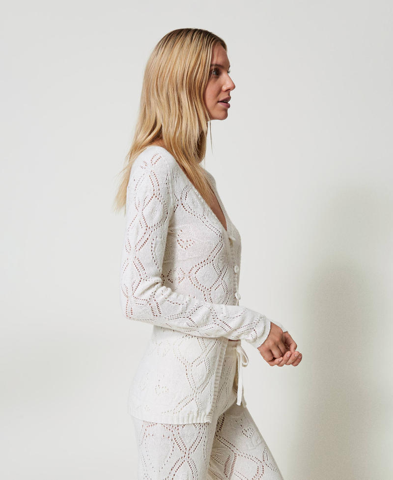 Scee by twin set Cardigan seamless in filato Treeblend Vendite stagionali