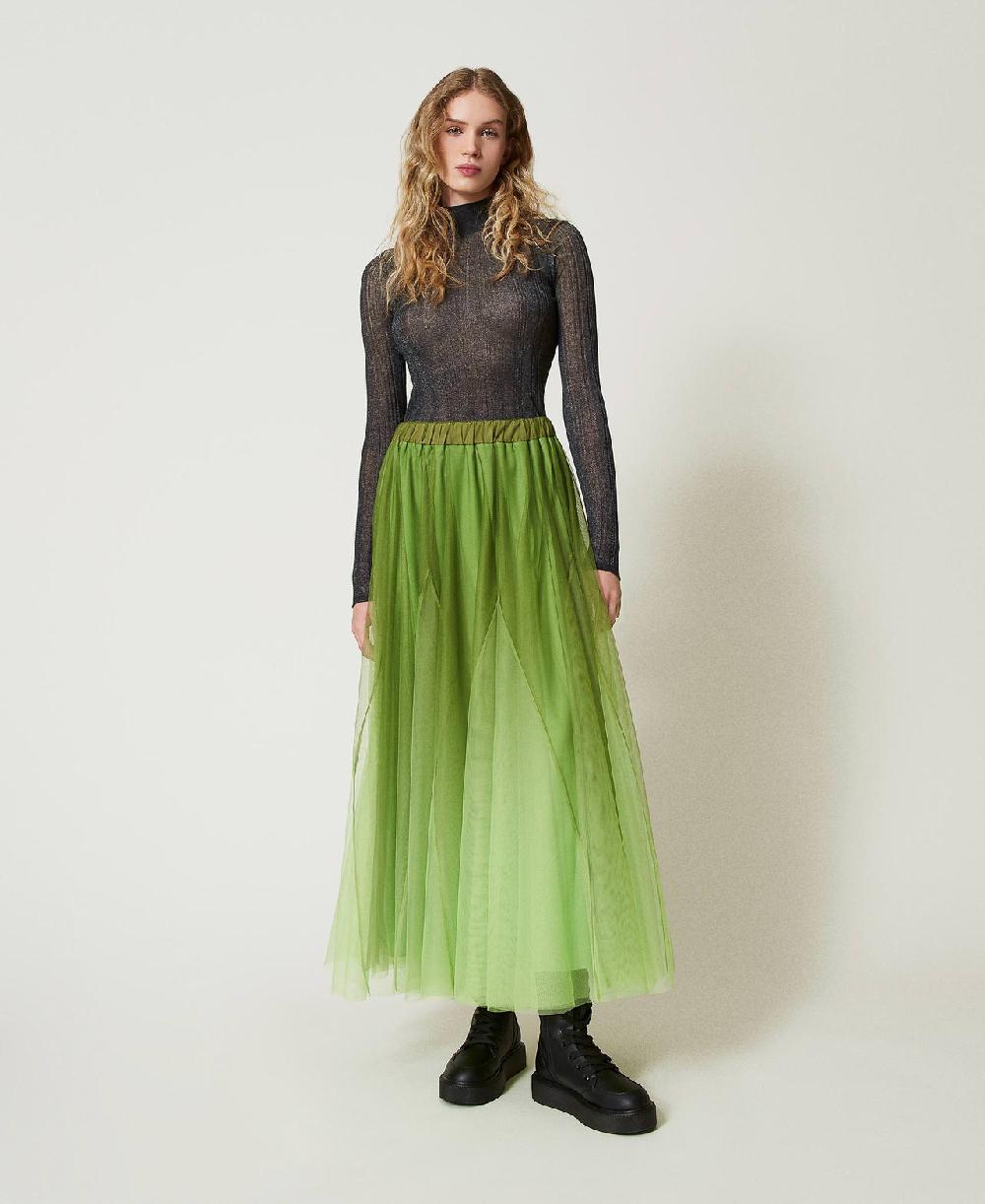 Scee by twin set Gonna in tulle con stampa dégradé Black Friday