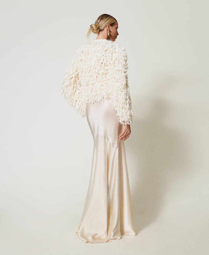 Scee by twin set Giacca 'Elizabeth' in maglia bouclé Offerta natalizia