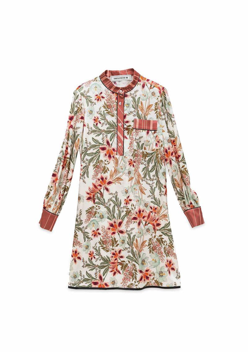 Shirtaporter Abito Corto Florence Garden Vendita Calda