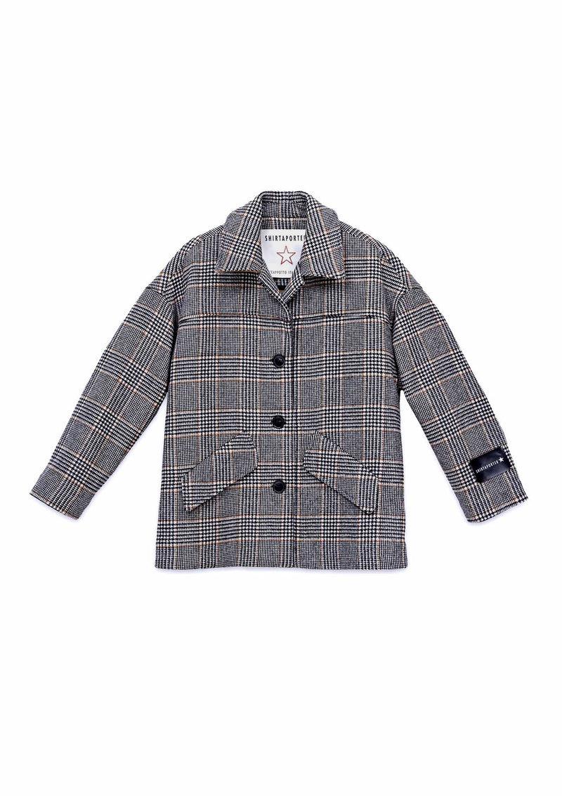 Shirtaporter Giacca in Principe di Galles Nuova