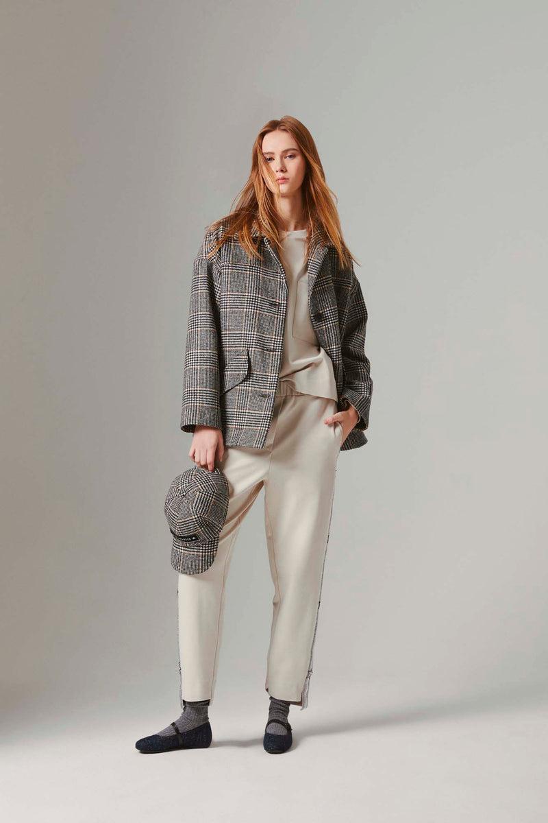 Shirtaporter Giacca in Principe di Galles Nuova