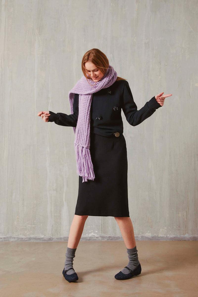 Shirtaporter FELPA GIROCOLLO CON RICAMI 2025