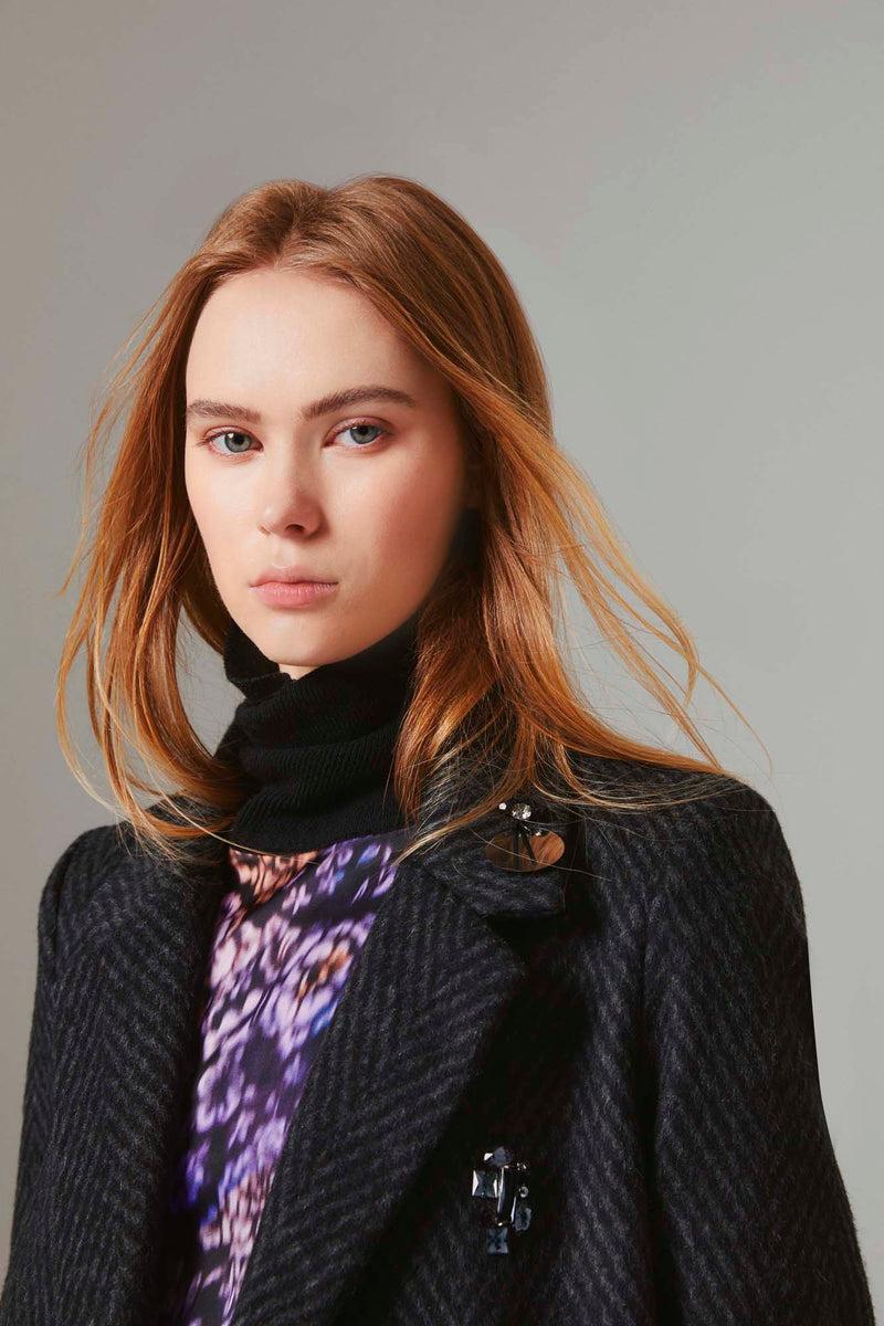 Shirtaporter CAPPOTTO MONOPT CON RICAMI Promozione