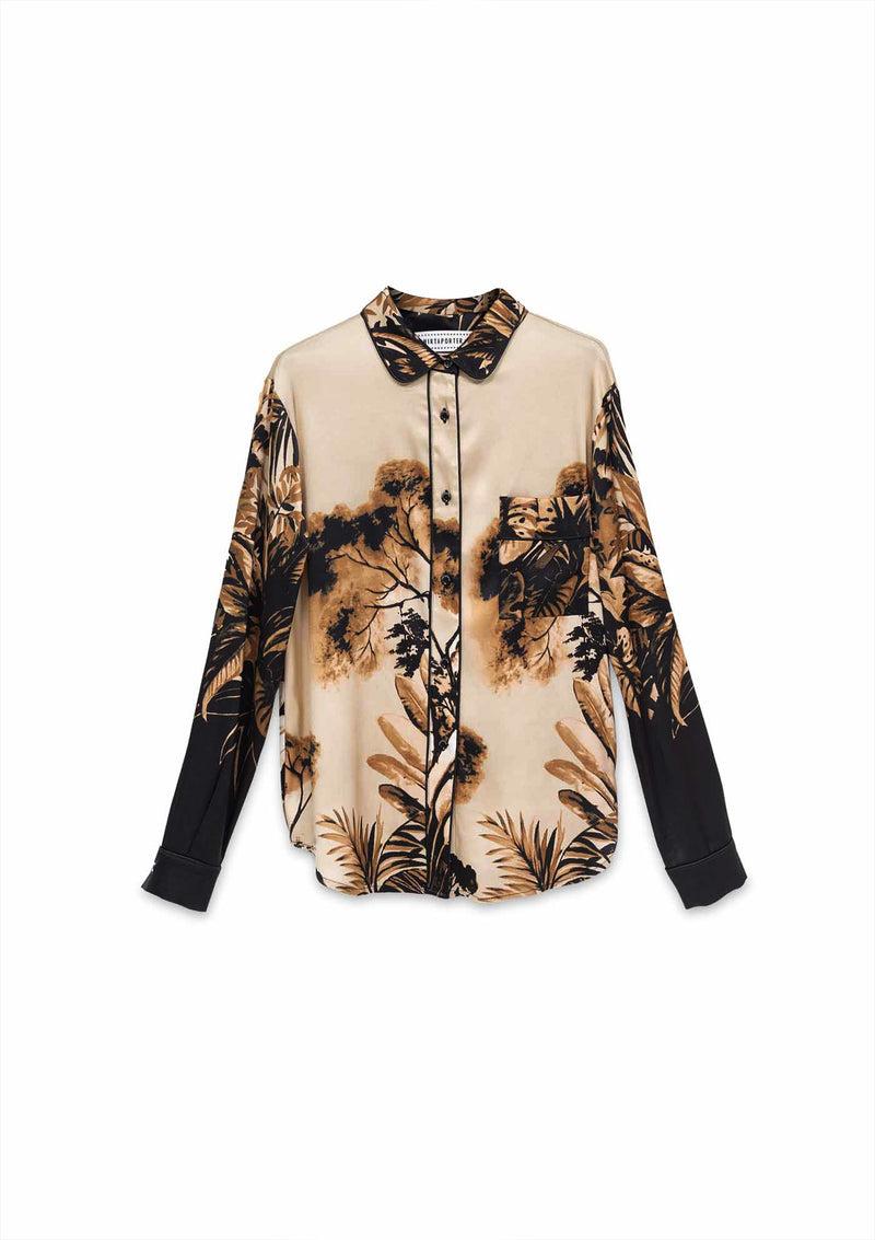 Shirtaporter CAMICIA PAJAMA CON PIPING Convenienza