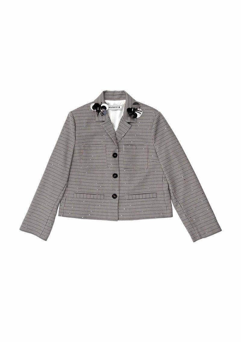 Shirtaporter Giacca Boxy con Spille Saldi