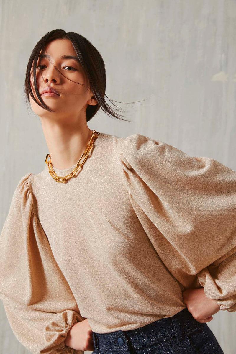 Shirtaporter Maglia con Maniche Balloon Hotsell