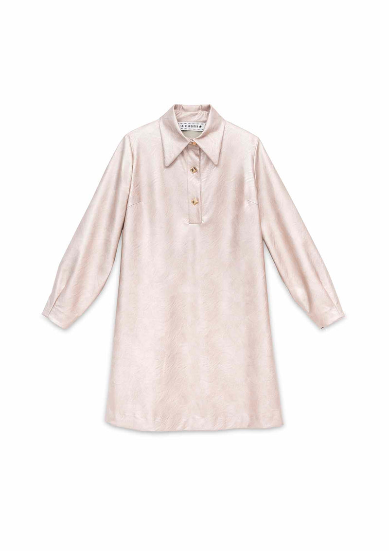 Shirtaporter ABITO A TRAPEZIO IN ECO PELLE Negozi Online