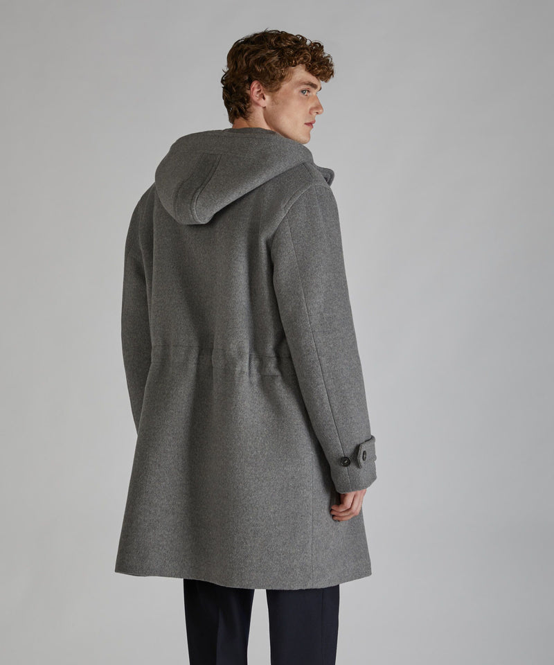 Slowear Parka in panno di lana mélange Vendita Calda