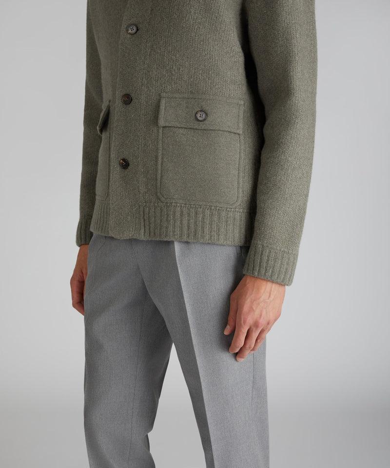 Slowear Bomber slim fit in lana e cashmere 2025