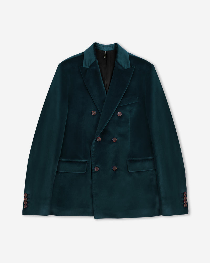Slowear Giacca doppiopetto slim fit in velluto