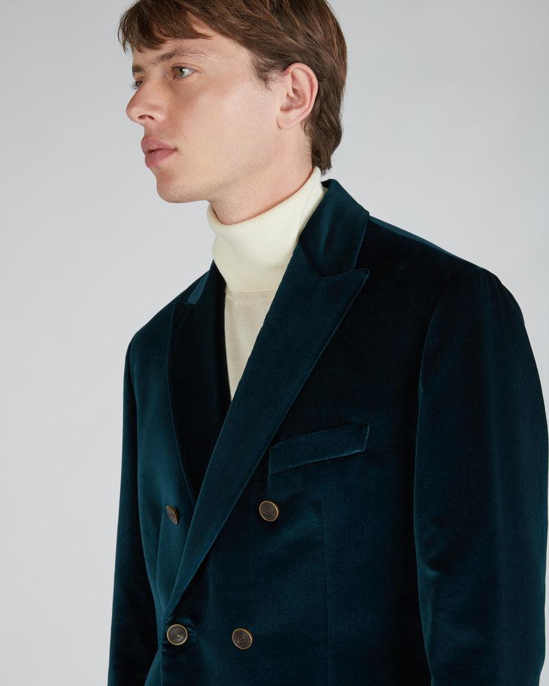 Slowear Giacca doppiopetto slim fit in velluto Nuovo