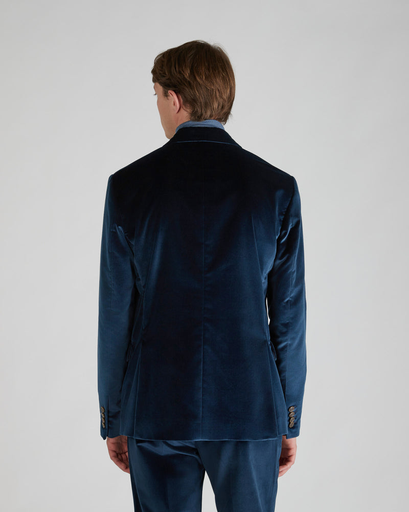 Slowear Giacca doppiopetto slim fit in velluto Qualità