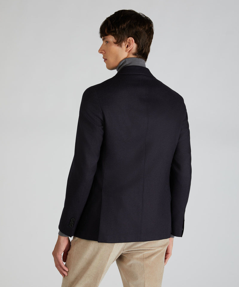 Slowear Giacca slim fit in flanella Pezzi Unici