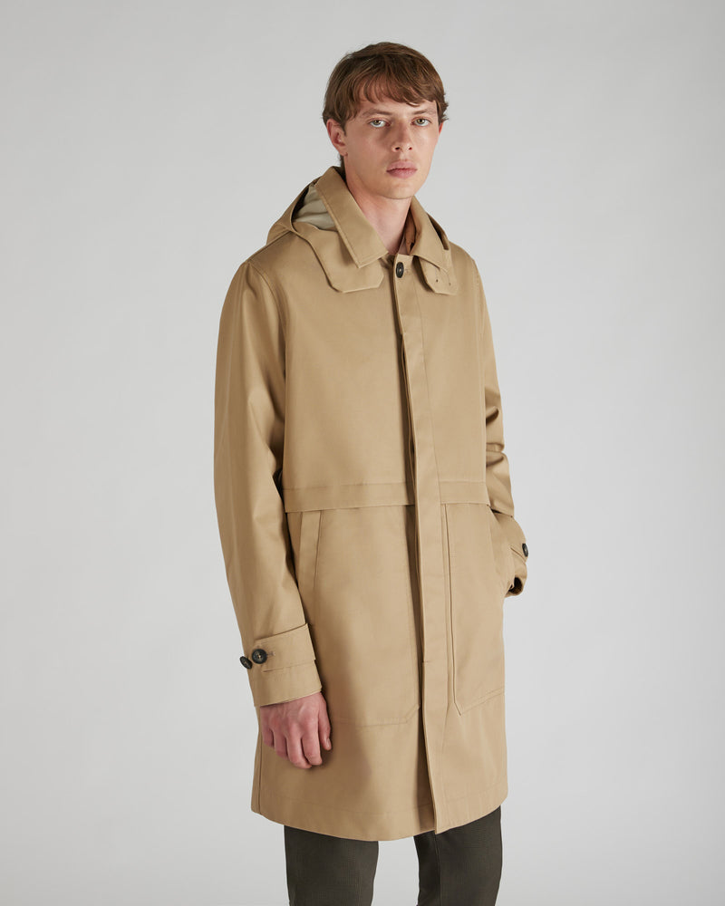 Slowear Carcoat regular fit in cotone tecnico certificato Soddisfazione Garantita