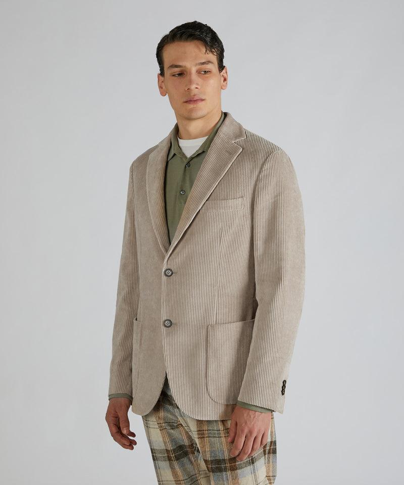 Slowear Giacca regular fit in velluto Prezzo Ridotto