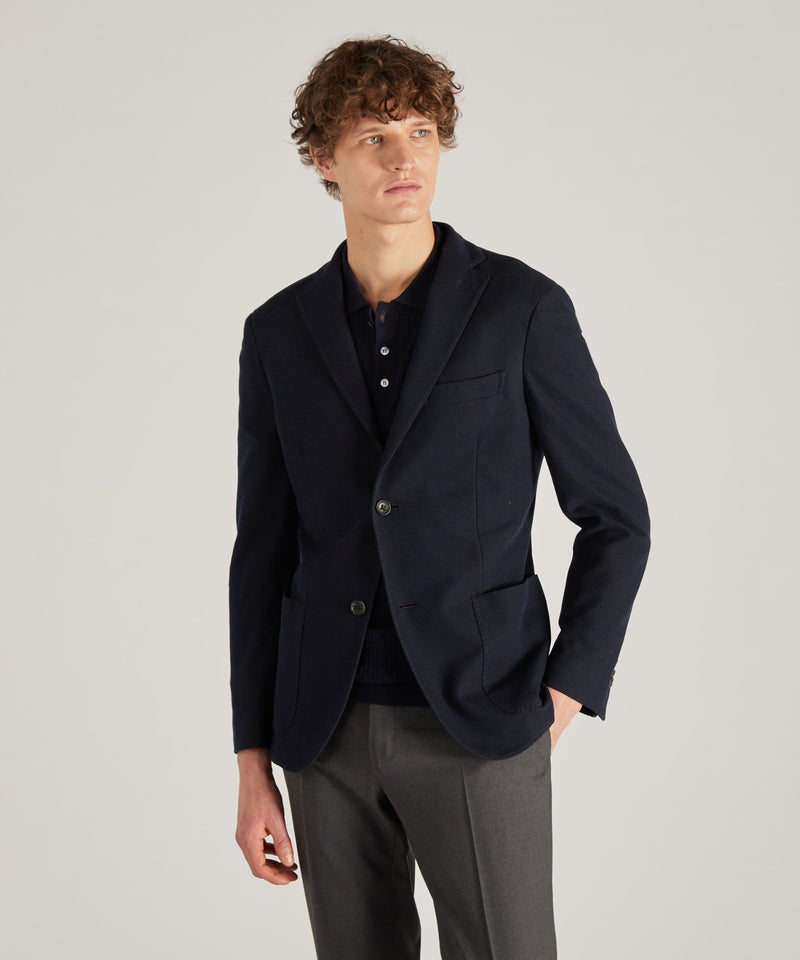 Slowear Giacca slim fit in cotone giro inglese Hotsell