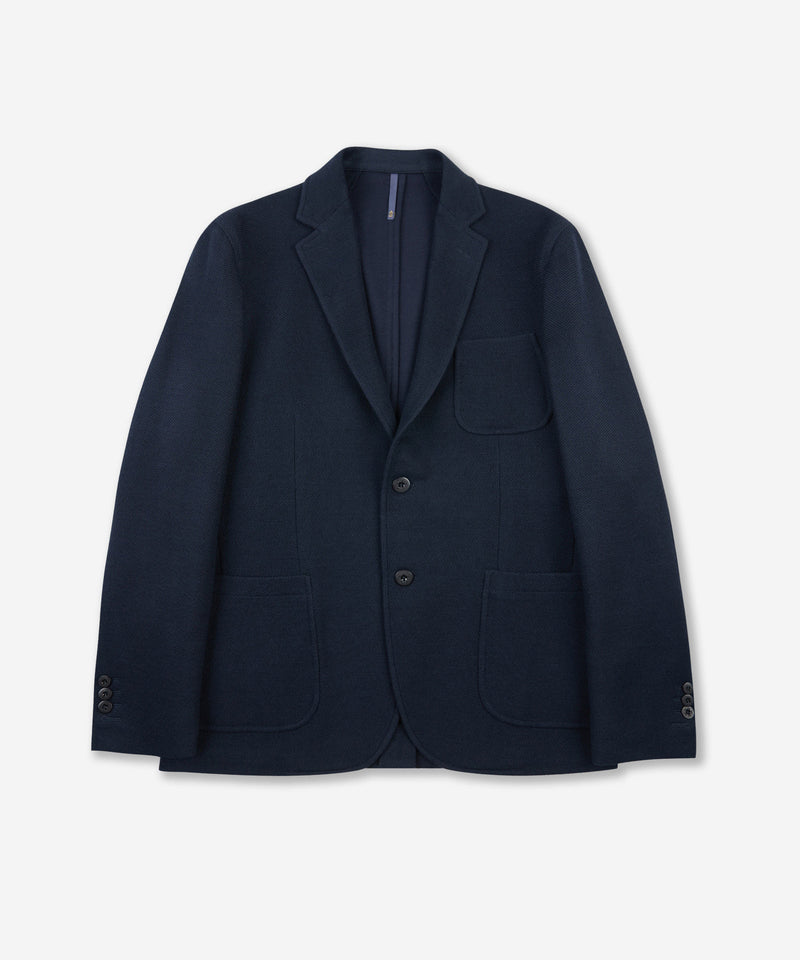 Slowear Giacca slim fit in jersey hopsack Vendita Calda