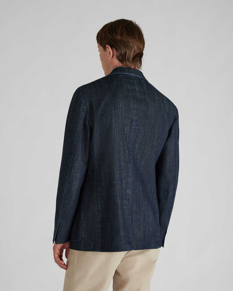 Slowear Blazer in denim Italia