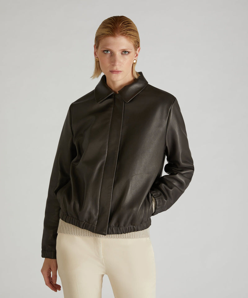 Slowear Bomber regular fit in nappa Nuovo