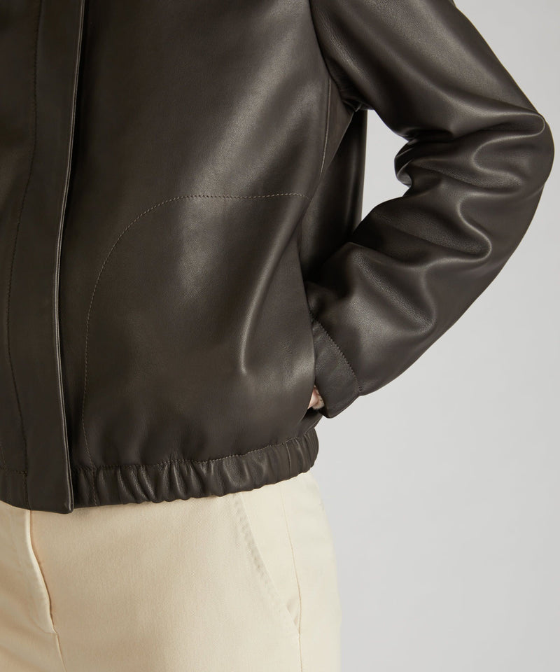 Slowear Bomber regular fit in nappa Nuovo