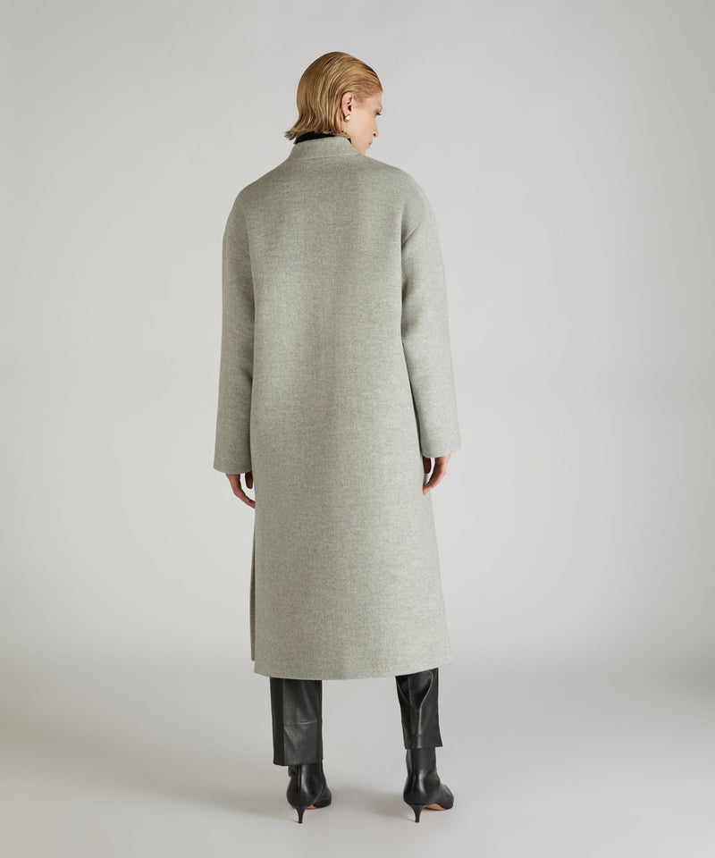 Slowear Cappotto wide fit in lana Qualità