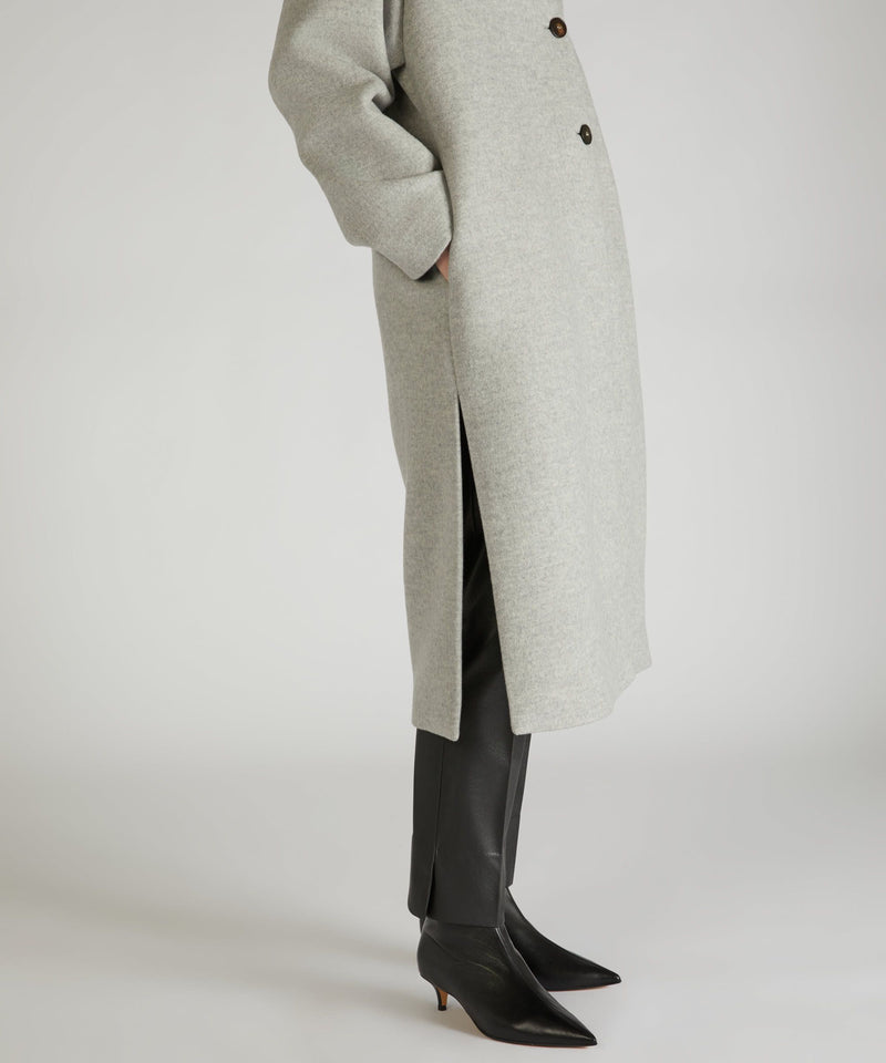 Slowear Cappotto wide fit in lana Qualità