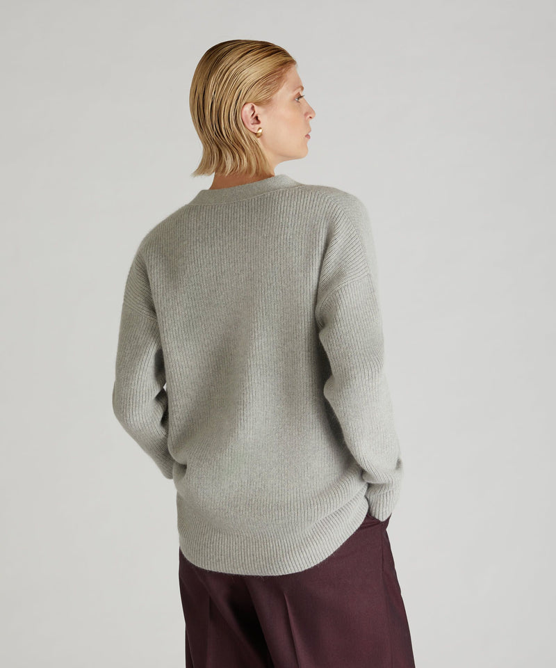 Slowear Cardigan over in lana e Angora Prezzo Ridotto