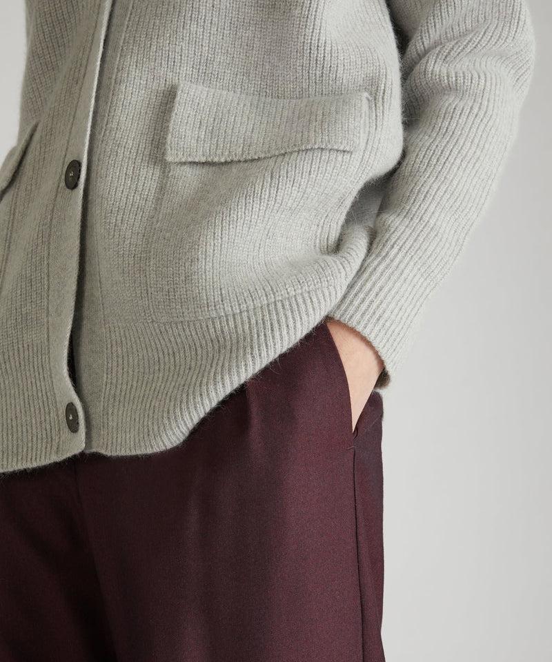 Slowear Cardigan over in lana e Angora Prezzo Ridotto