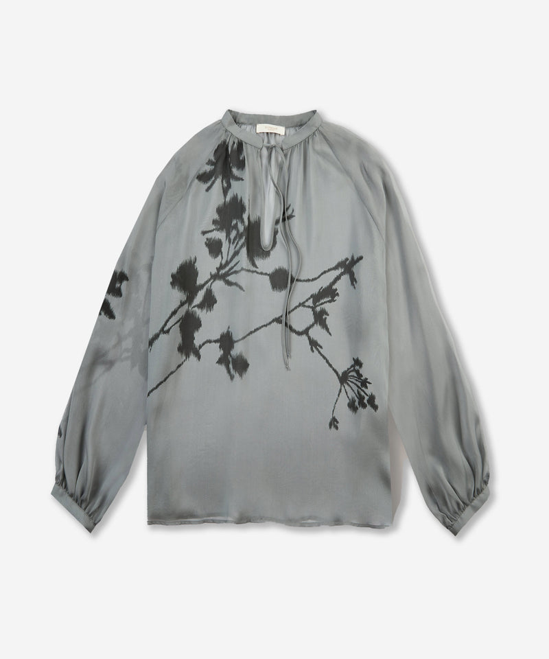 Slowear Camicia wide fit in chiffon di seta Convenienza