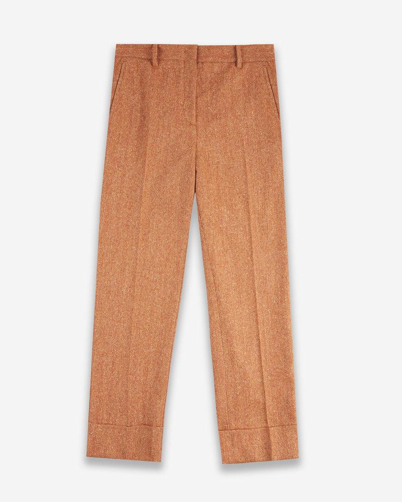 Slowear Pantalone regular in chevron di misto lana Outlet