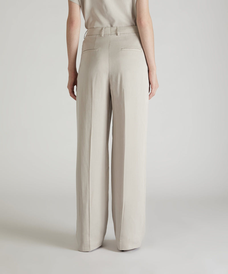 Slowear Pantalone wide fit in lyocell Hotsell