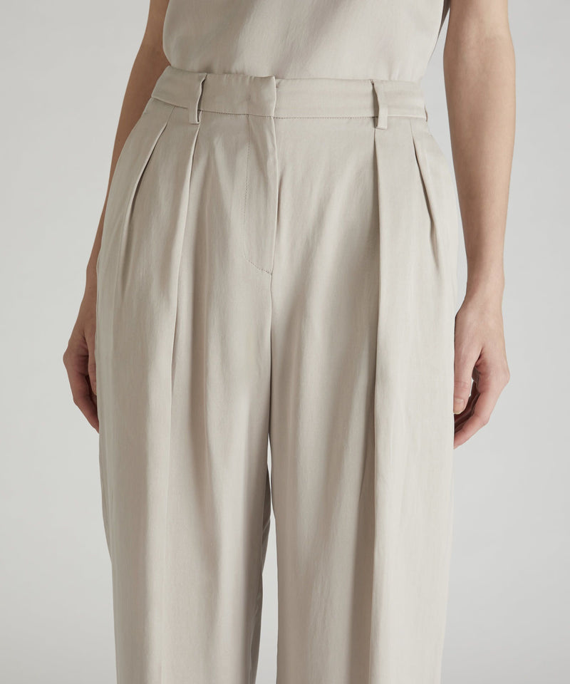 Slowear Pantalone wide fit in lyocell Hotsell