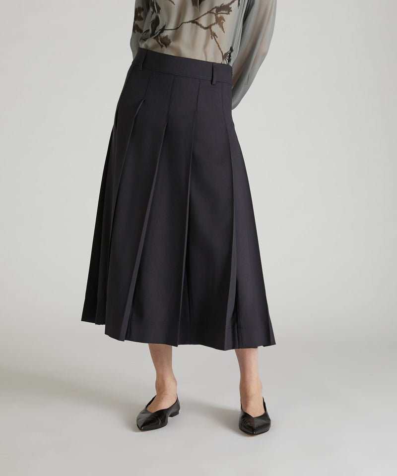 Slowear Gonna in twill di lana Vendita Economica