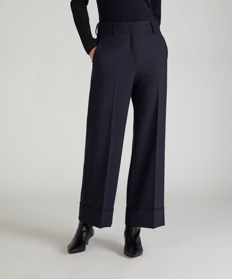 Slowear Pantalone regular fit in lana Offerta Pasqua