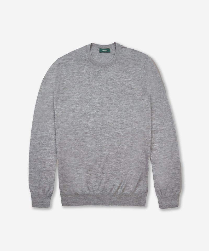 Slowear Girocollo slim fit in cashmere e seta