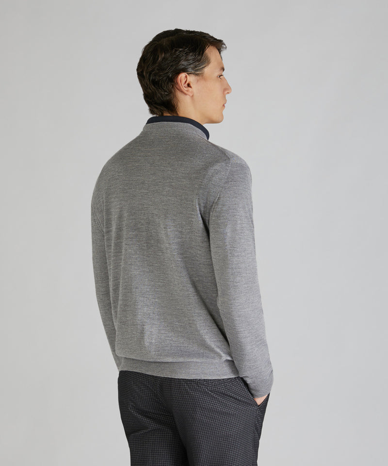 Slowear Girocollo slim fit in cashmere e seta In Saldo