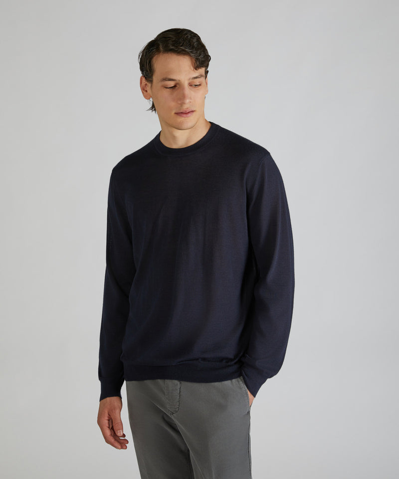 Slowear Girocollo slim fit in cashmere e seta Nuova