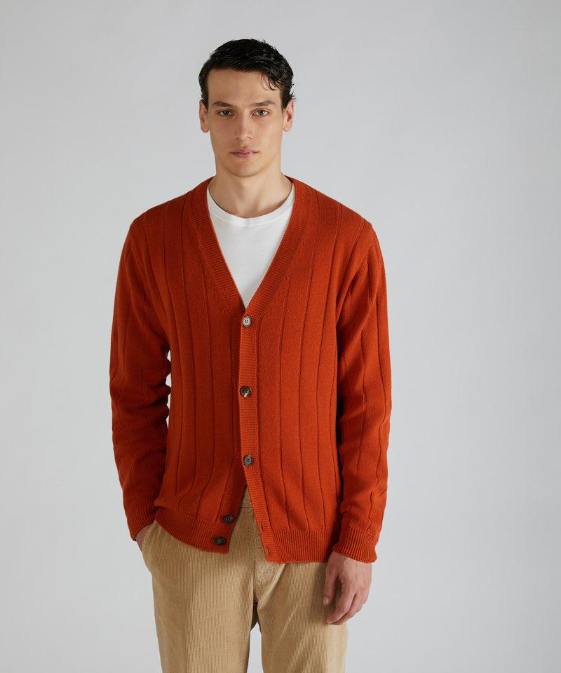 Slowear Cardigan slim fit in lana e cashmere Italia