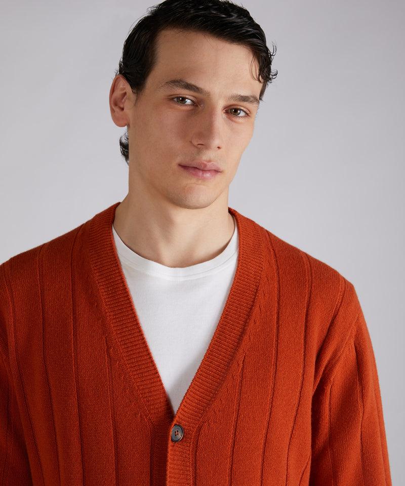 Slowear Cardigan slim fit in lana e cashmere Italia