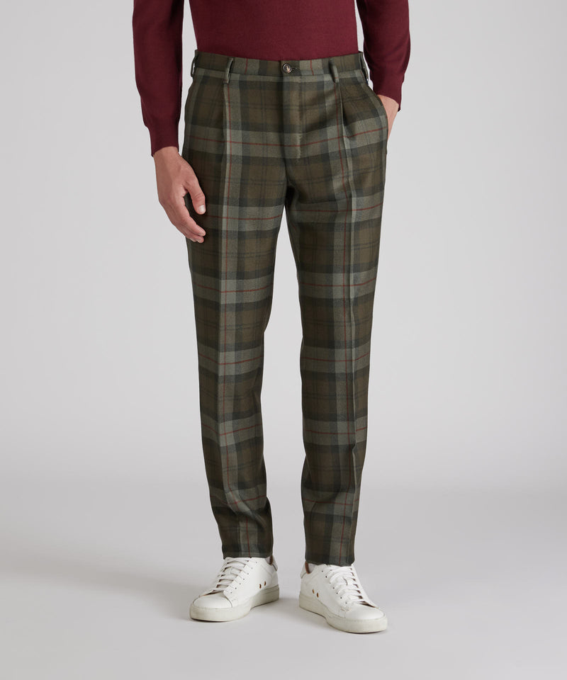 Slowear Pantalone tapered fit in lana Soddisfazione Garantita