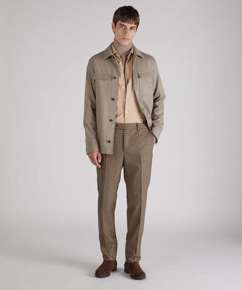 Slowear Pantalone tapered fit in misto lana Qualità Garantita