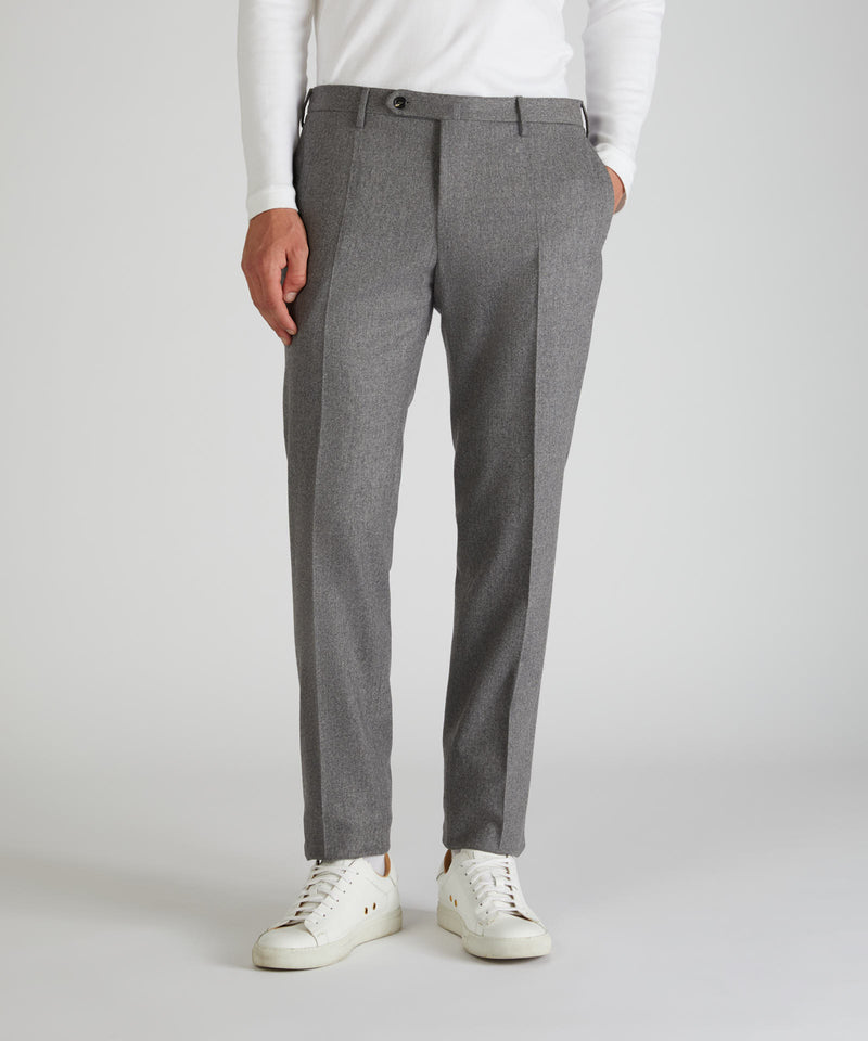 Slowear Pantalone slim fit in flanella di lana e cashmere Negozi Online