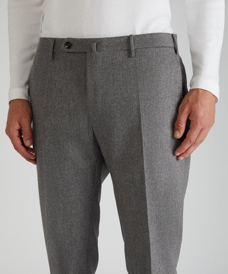 Slowear Pantalone slim fit in flanella di lana e cashmere Negozi Online