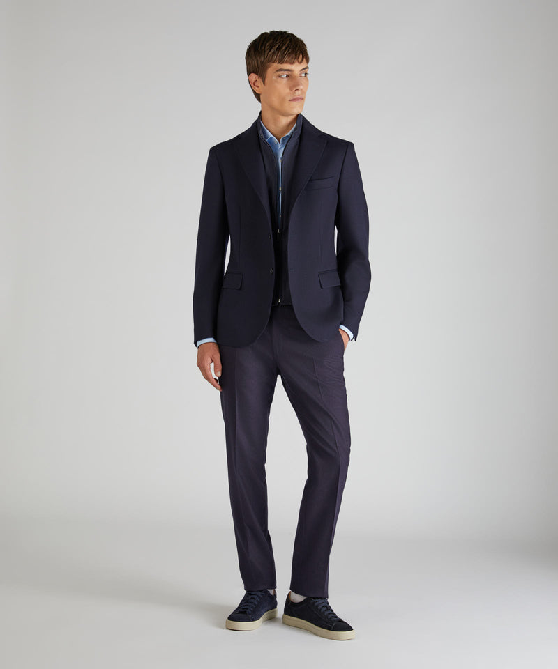 Slowear Pantalone slim fit in flanella di lana e cashmere Acquista Ora