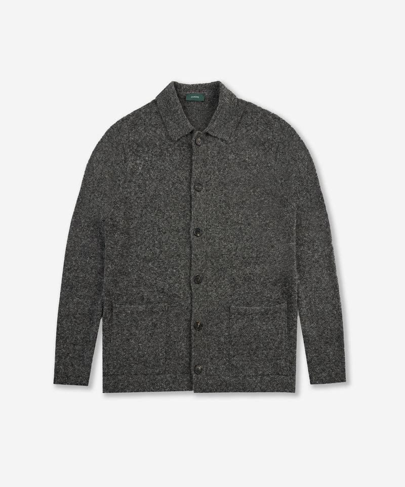 Slowear Overshirt in bouclé di lana e lana Geelong Fino Al -60%