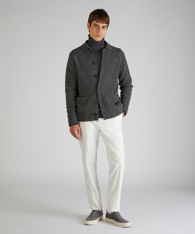 Slowear Overshirt in bouclé di lana e lana Geelong Fino Al -60%