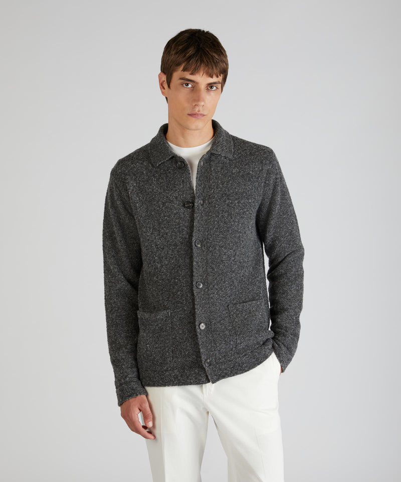 Slowear Overshirt in bouclé di lana e lana Geelong Fino Al -60%