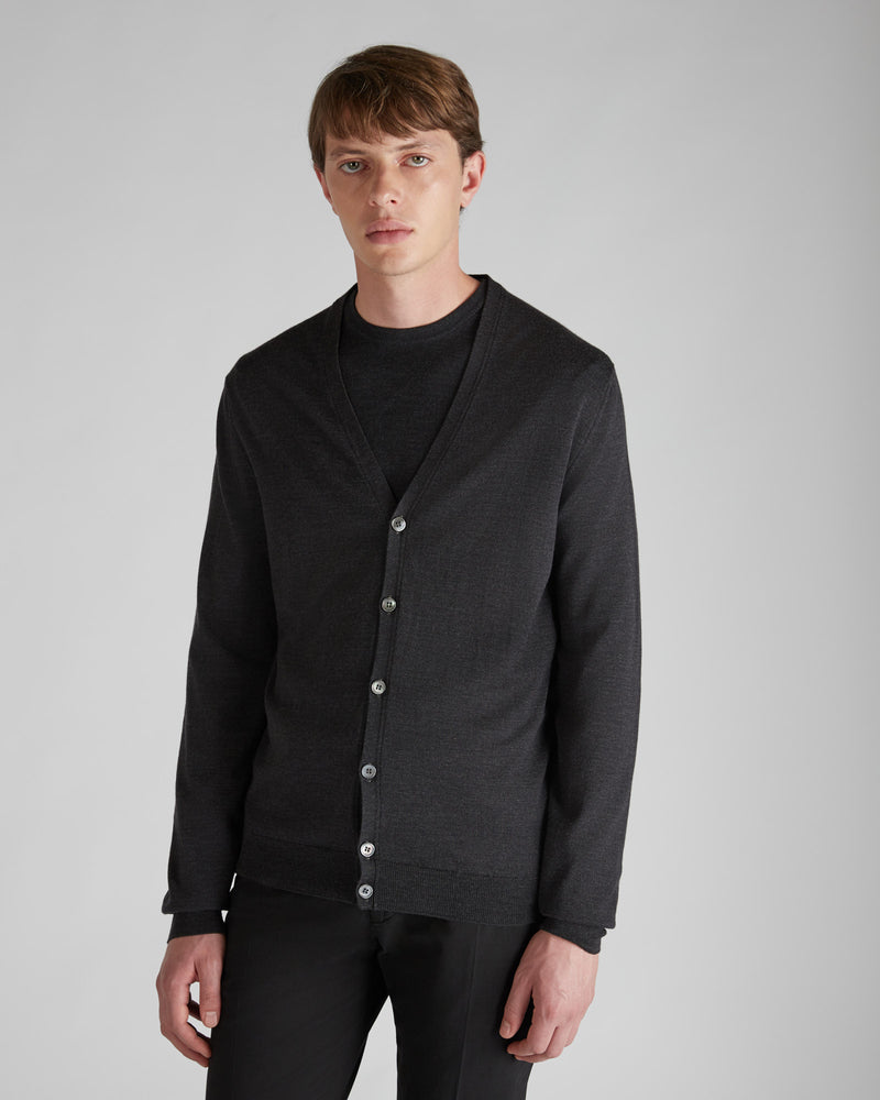 Slowear Cardigan slim fit in Flexwool certificato Offerta