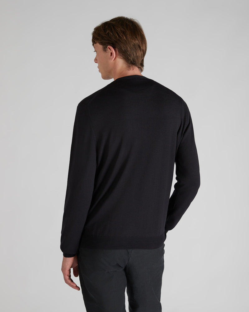 Slowear Cardigan slim fit in Flexwool certificato Outlet